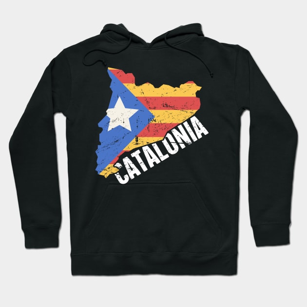 Independence For Catalonia | Catalunya Country & Flag Hoodie by MeatMan